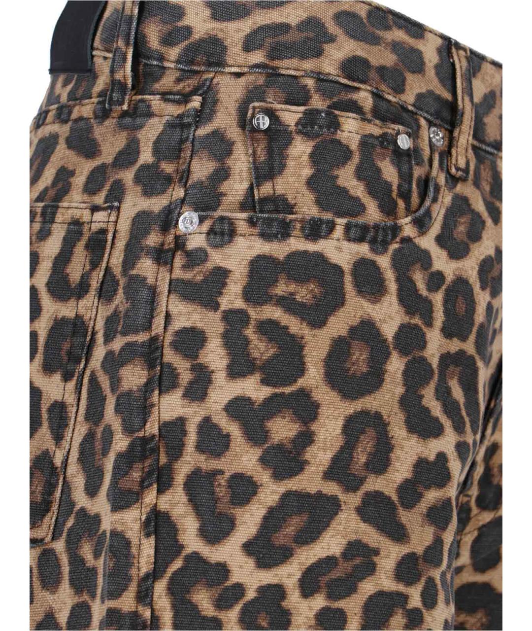 ANINE BING Мульти хлопковые прямые джинсы, фото 4