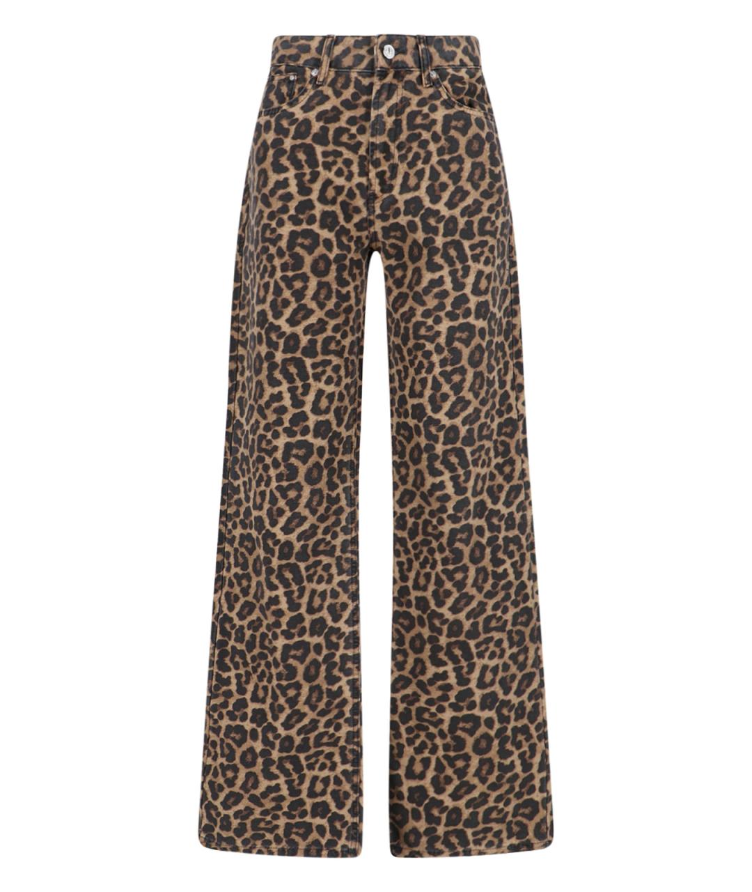 ANINE BING Мульти хлопковые прямые джинсы, фото 1