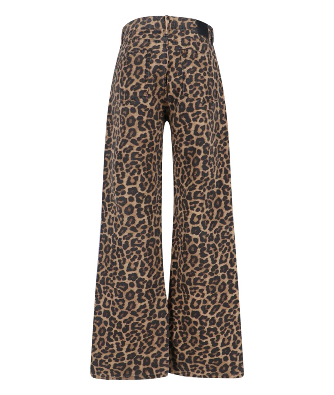 ANINE BING Мульти хлопковые прямые джинсы, фото 2