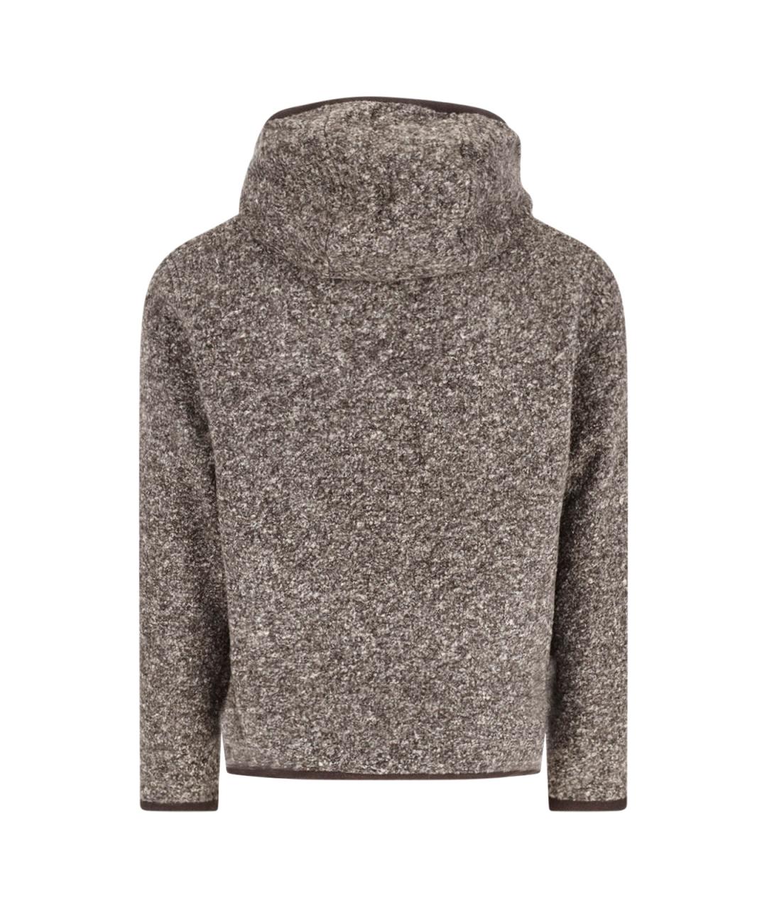 K-WAY Коричневый полиэстеровый джемпер / свитер, фото 2