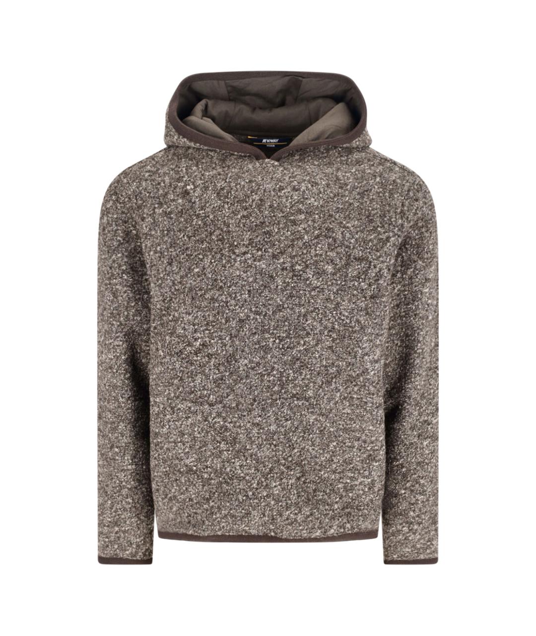 K-WAY Коричневый полиэстеровый джемпер / свитер, фото 1
