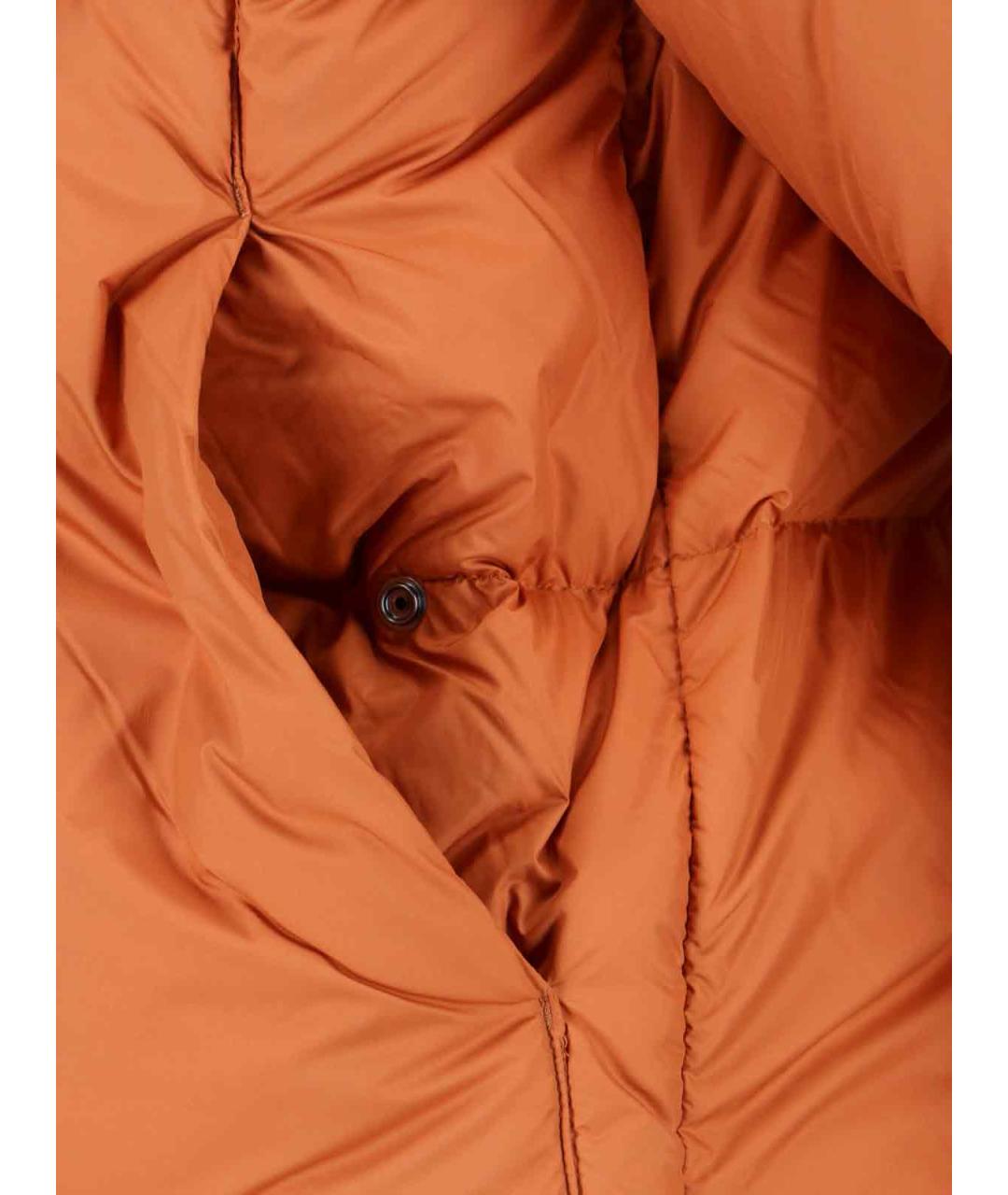 K-WAY Оранжевый полиэстеровый пуховик, фото 3