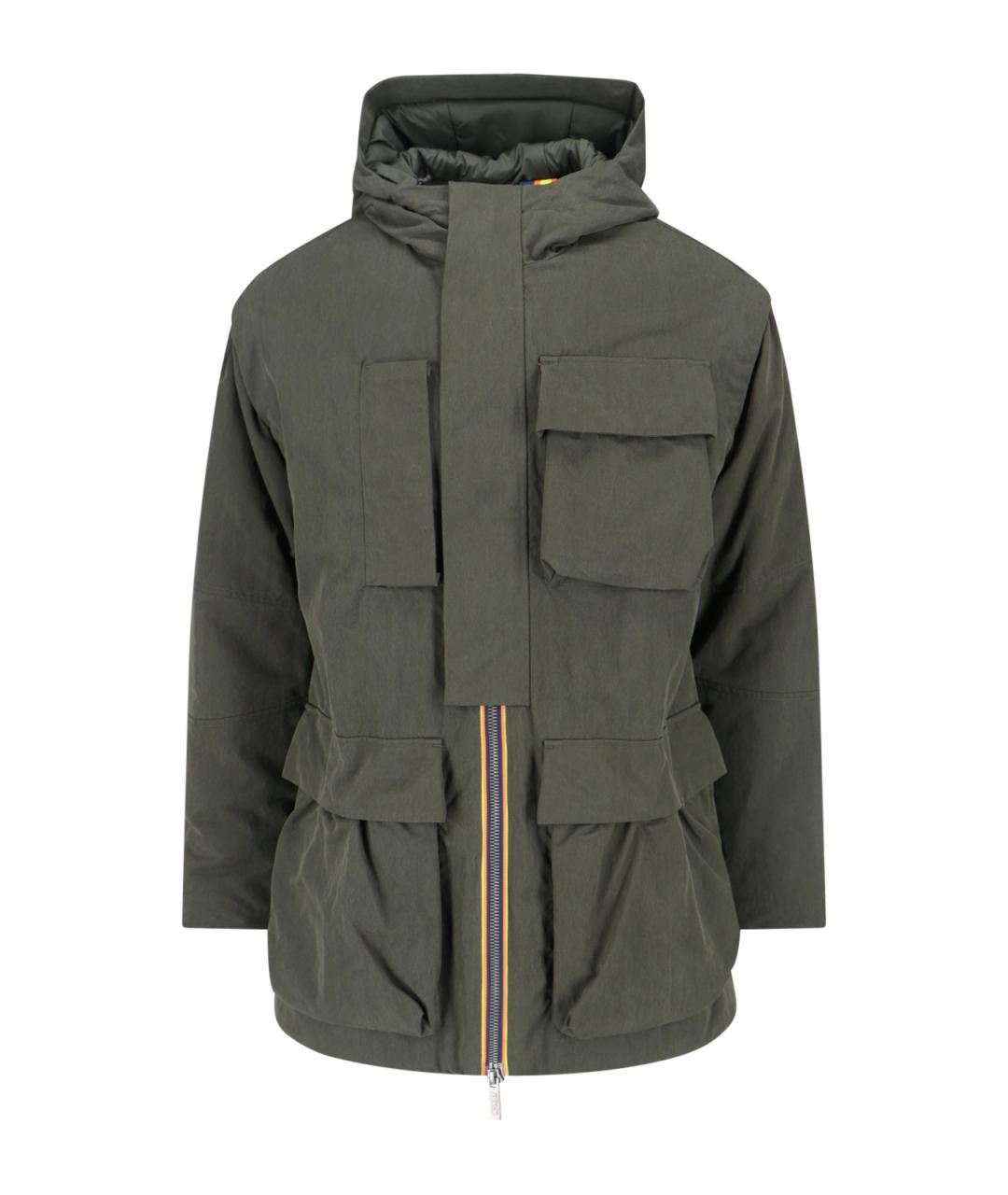 K-WAY Зеленая полиэстеровая куртка, фото 1