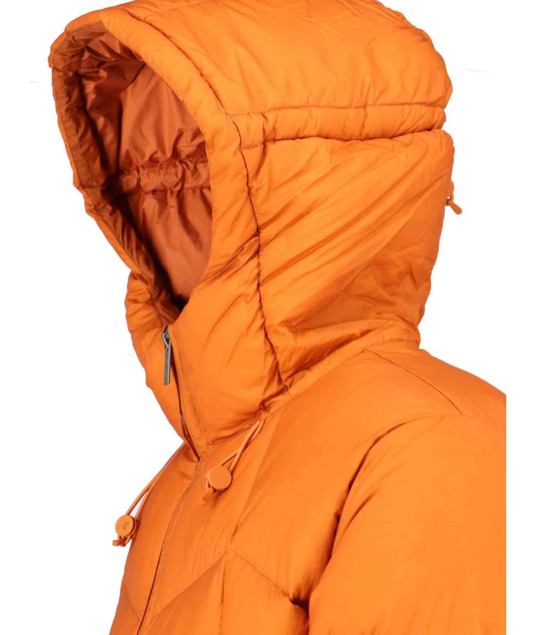 K-WAY Оранжевый полиамидовый пуховик, фото 3