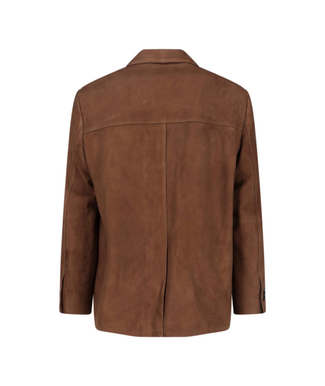 TONYWACK Коричневый замшевый пиджак, фото 2