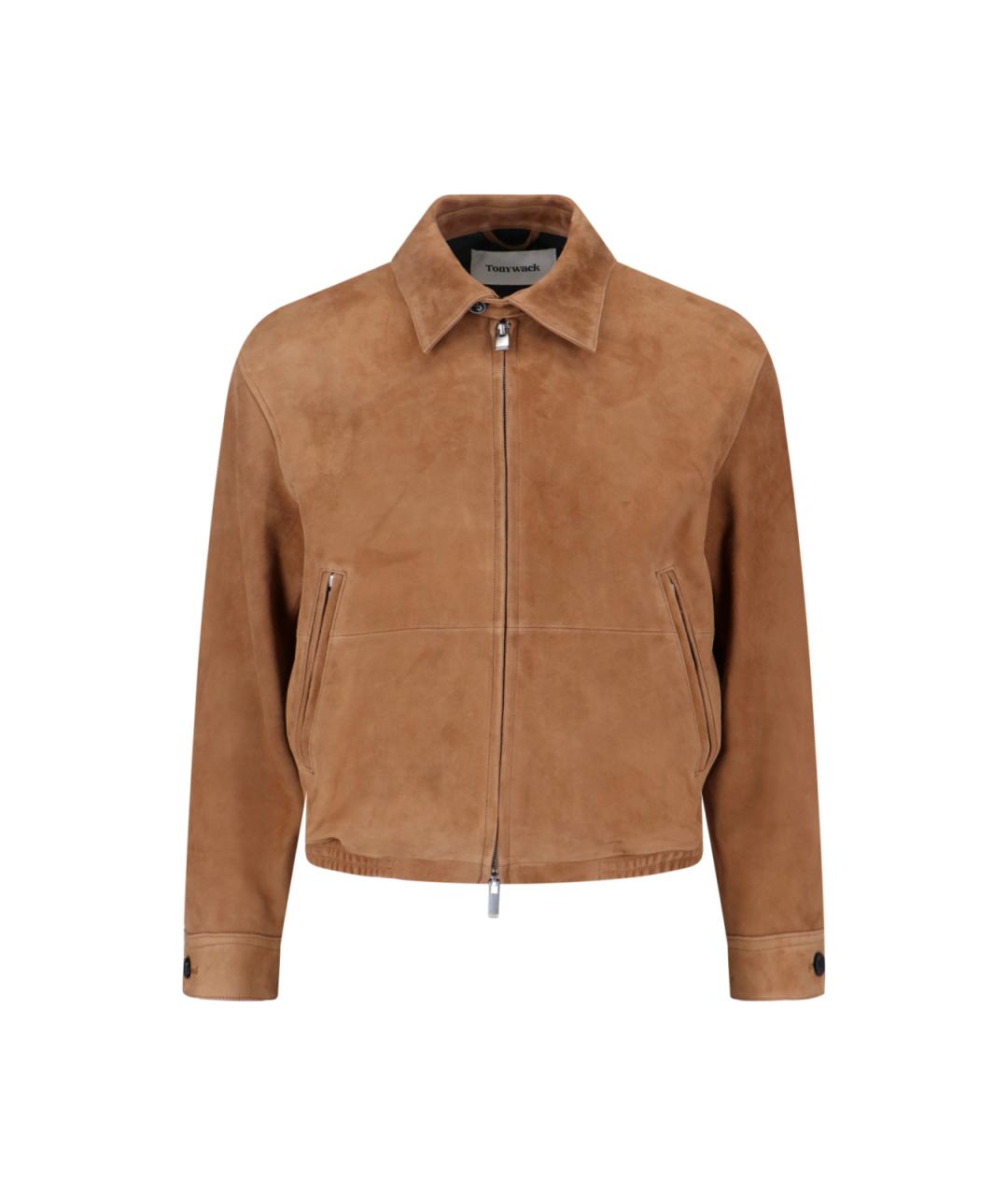 TONYWACK Коричневая замшевая куртка, фото 1