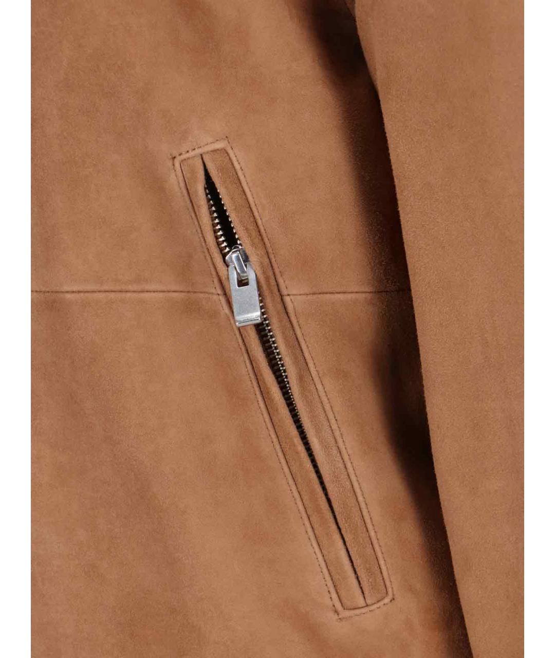 TONYWACK Коричневая замшевая куртка, фото 3