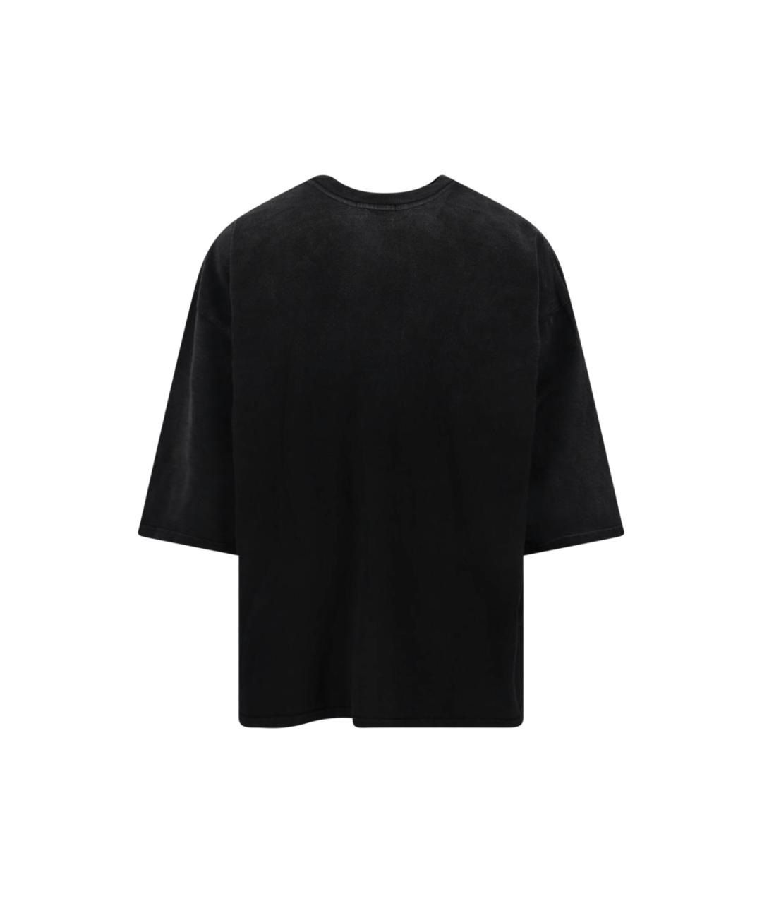 WILLY CHAVARRIA Черная хлопковая футболка, фото 2