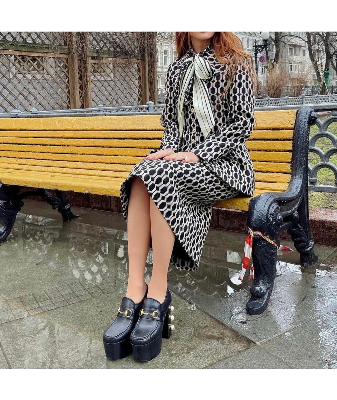 GUCCI Шерстяной костюм с брюками, фото 4