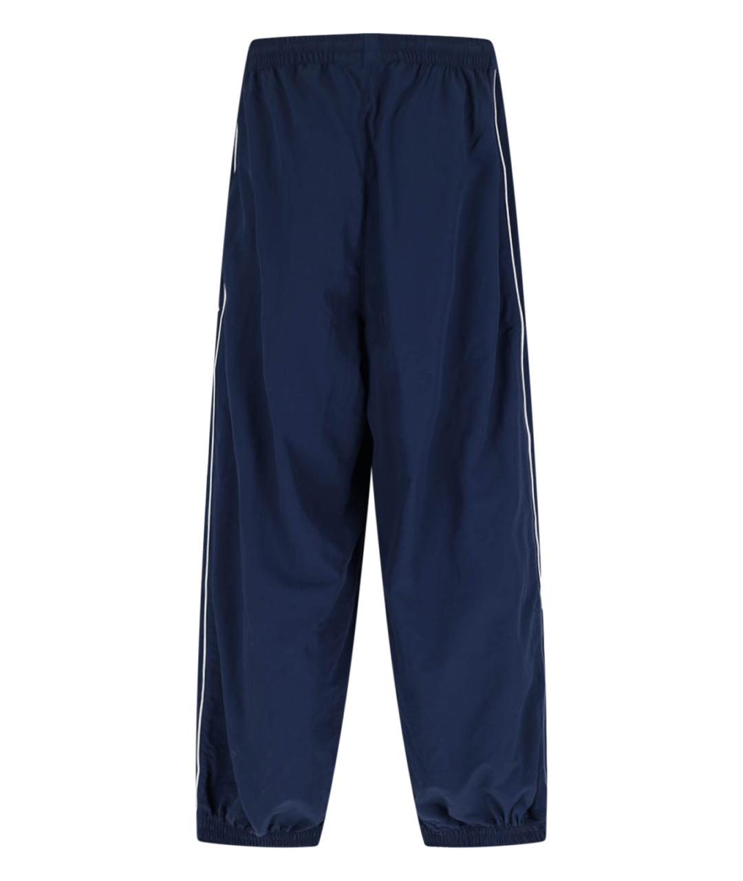 WILLY CHAVARRIA Синие полиамидовые повседневные брюки, фото 2