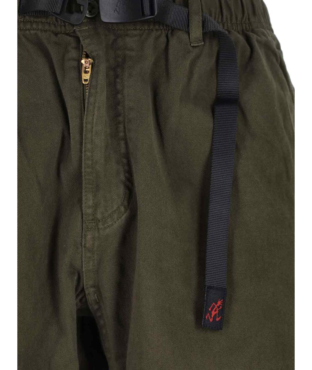 GRAMICCI Зеленые хлопковые повседневные брюки, фото 5