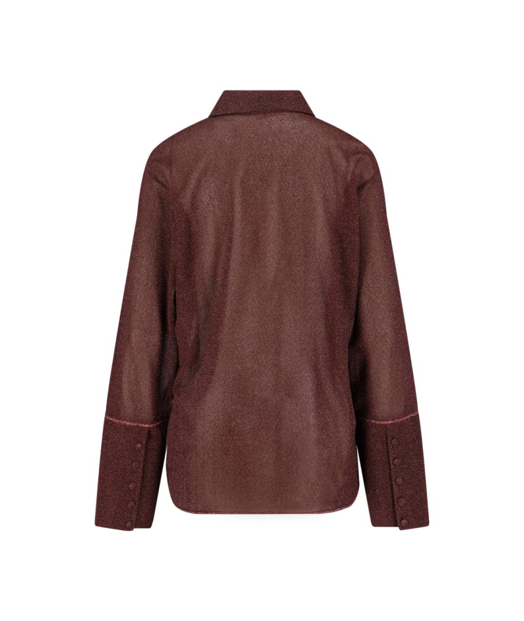 OSEREE Коричневая полиамидовая рубашка, фото 2
