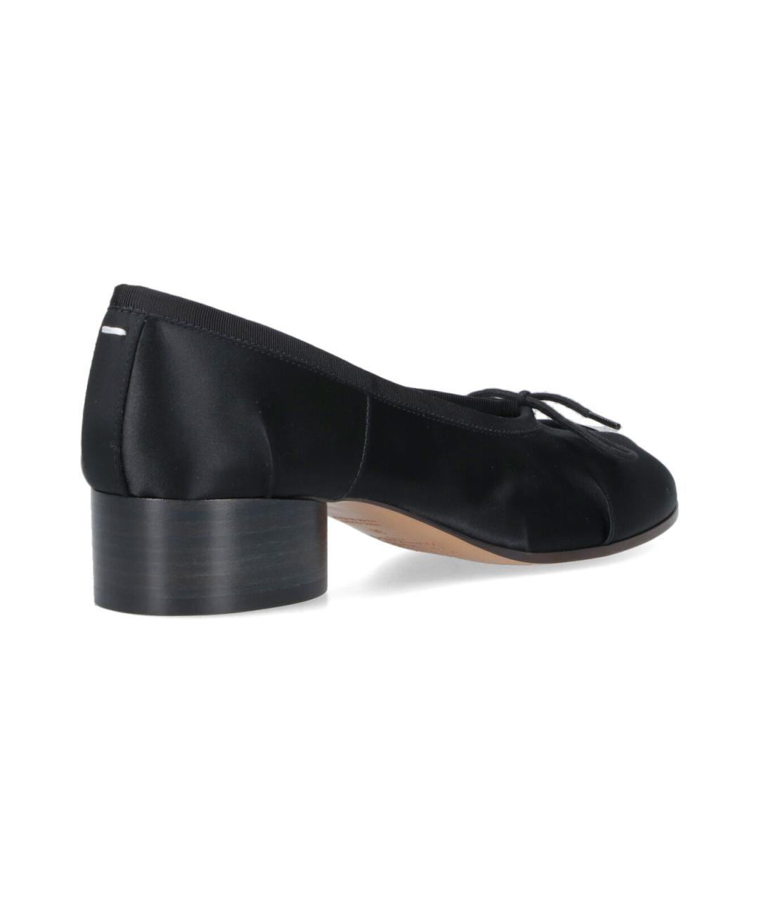 MAISON MARGIELA Черные текстильные туфли, фото 4