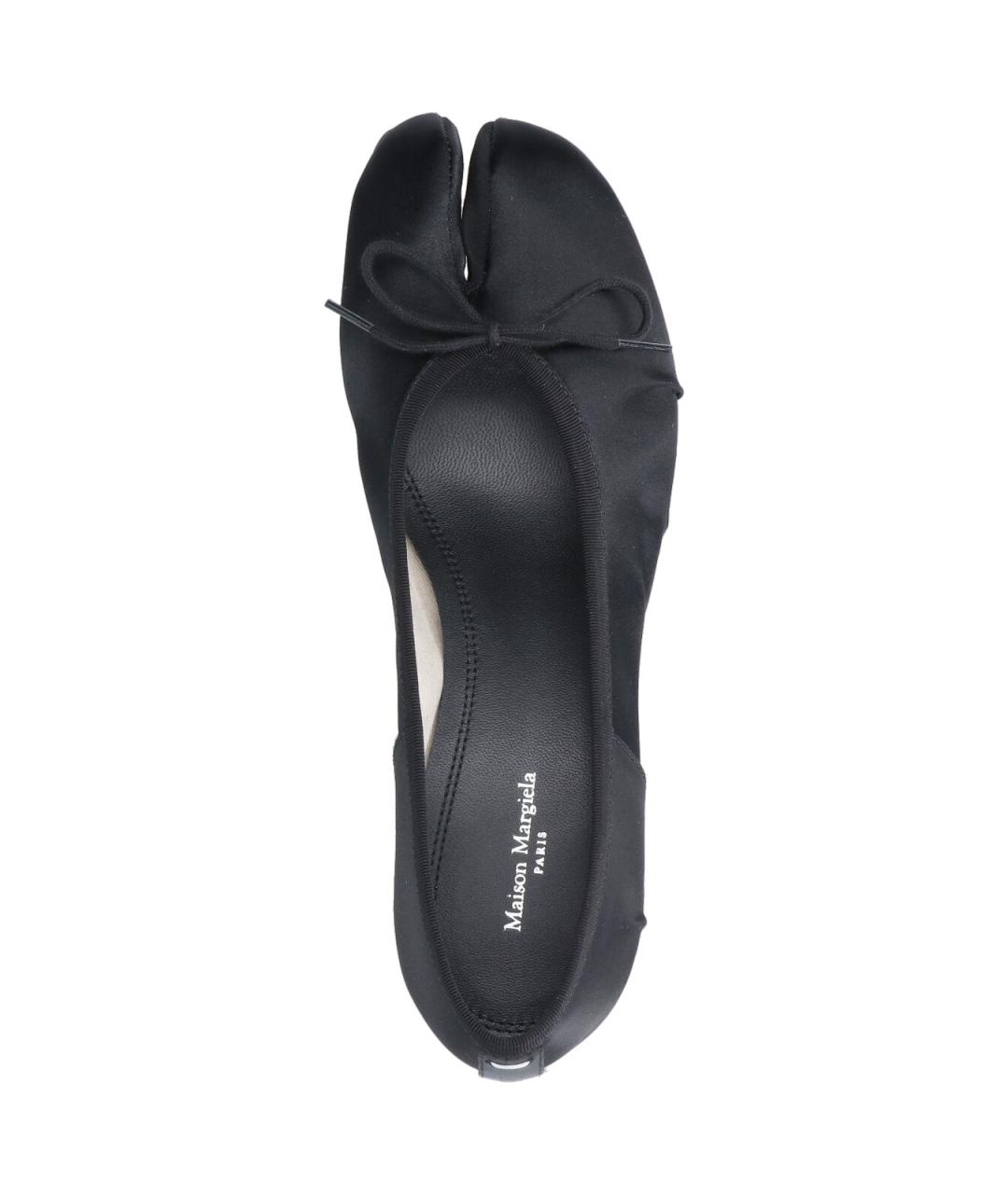 MAISON MARGIELA Черные текстильные туфли, фото 5
