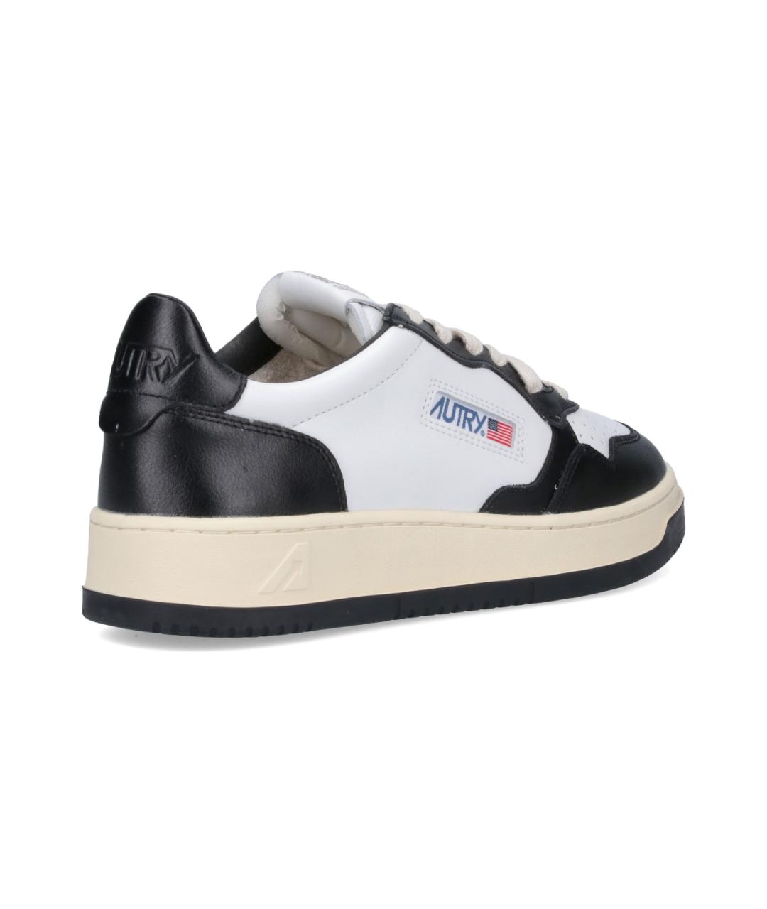 AUTRY Белые кожаные кроссовки, фото 4