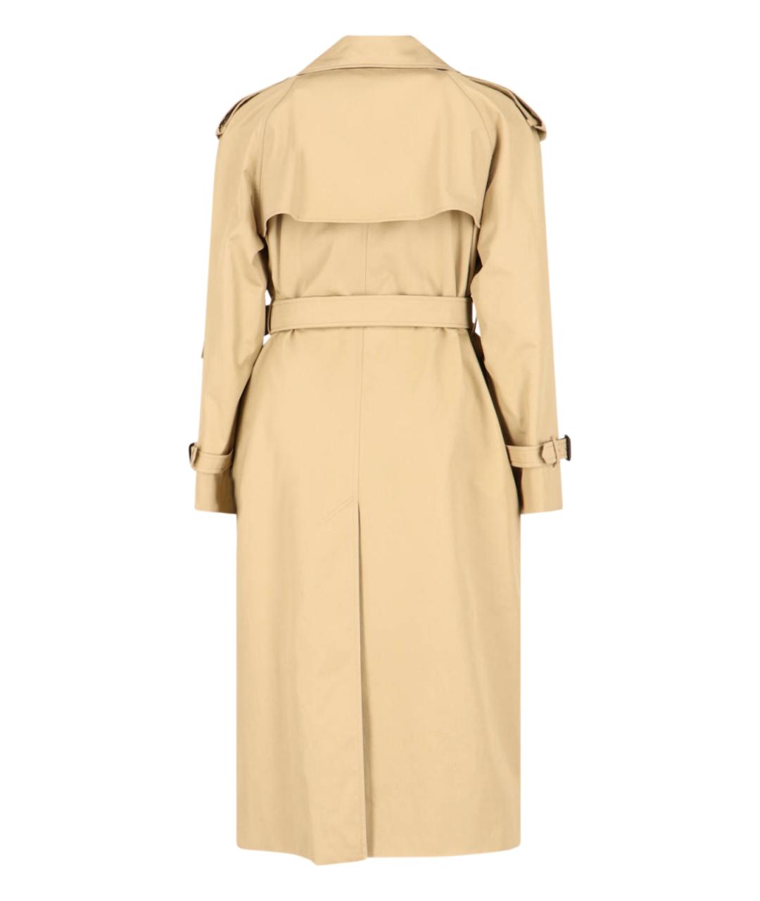 BURBERRY Бежевый хлопковый тренч/плащ, фото 2
