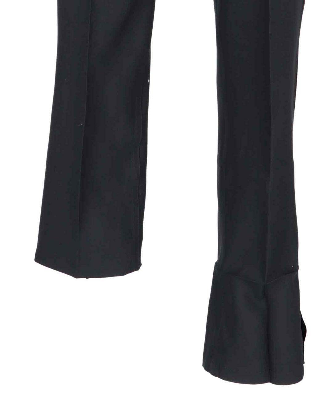 SETCHU Черные шерстяные прямые брюки, фото 4