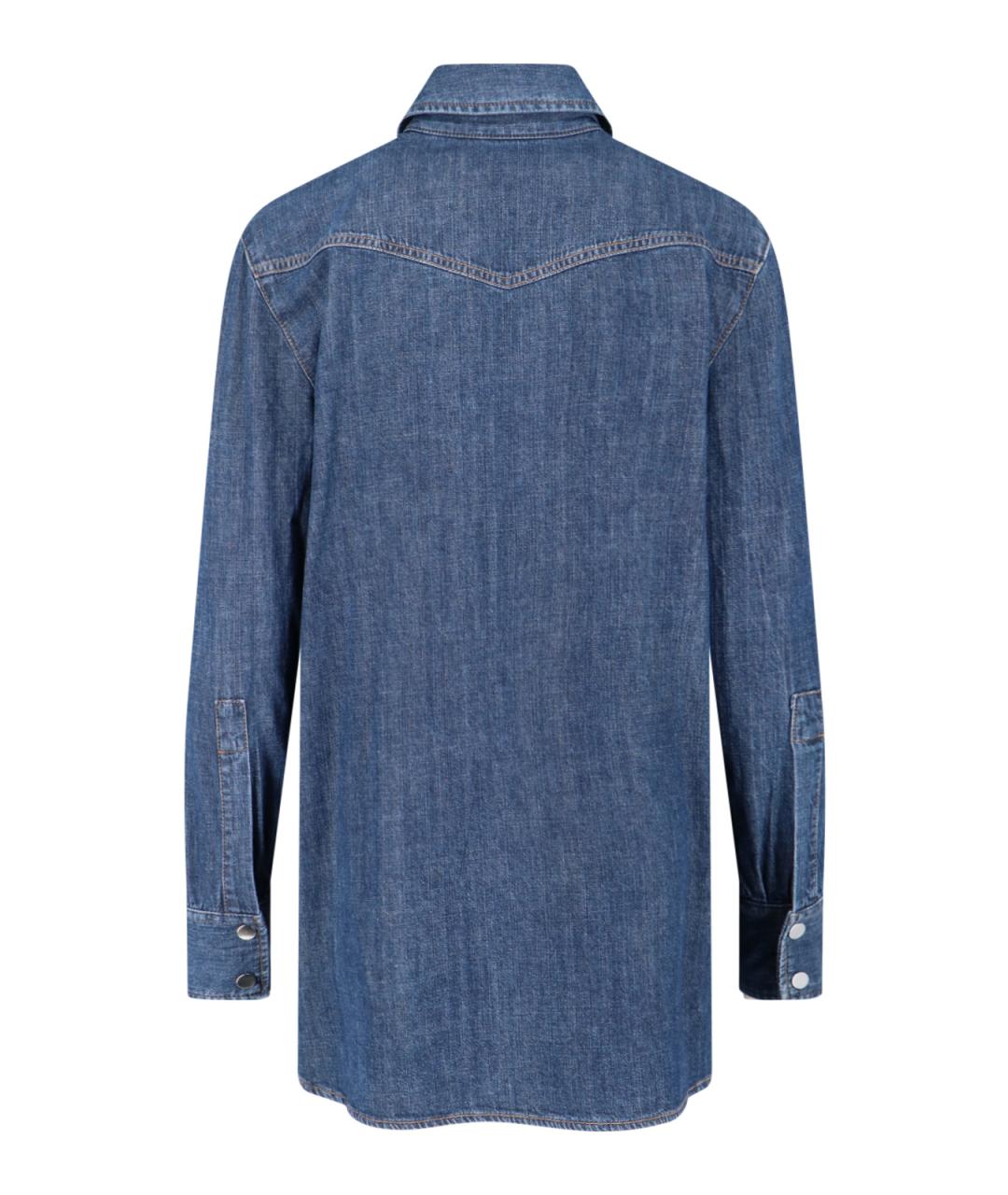 SEAFARER Синяя хлопковая рубашка, фото 2