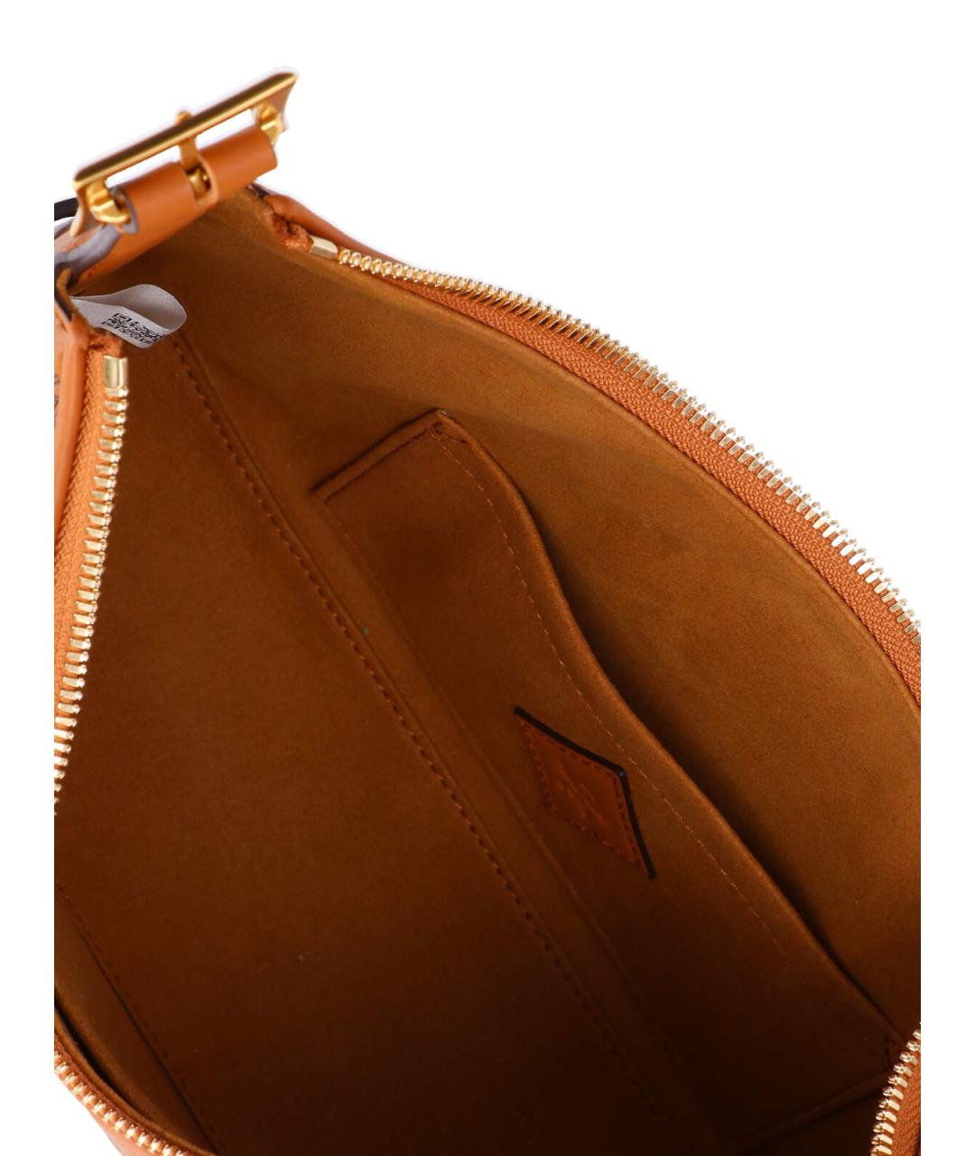 MCM Коричневая сумка с короткими ручками из искусственной кожи, фото 4