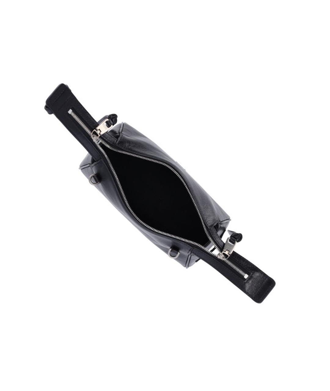 DOLCE&GABBANA Черная кожаная сумка через плечо, фото 4