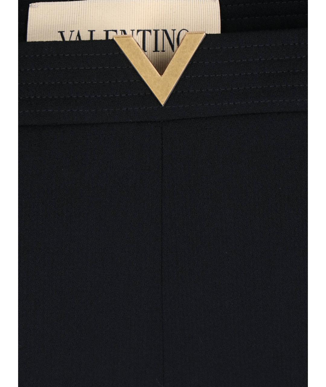 VALENTINO Черные прямые брюки, фото 5