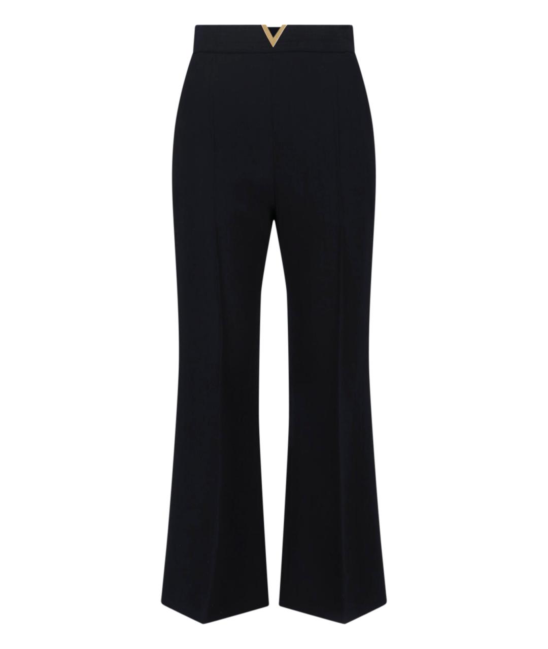 VALENTINO Черные прямые брюки, фото 1