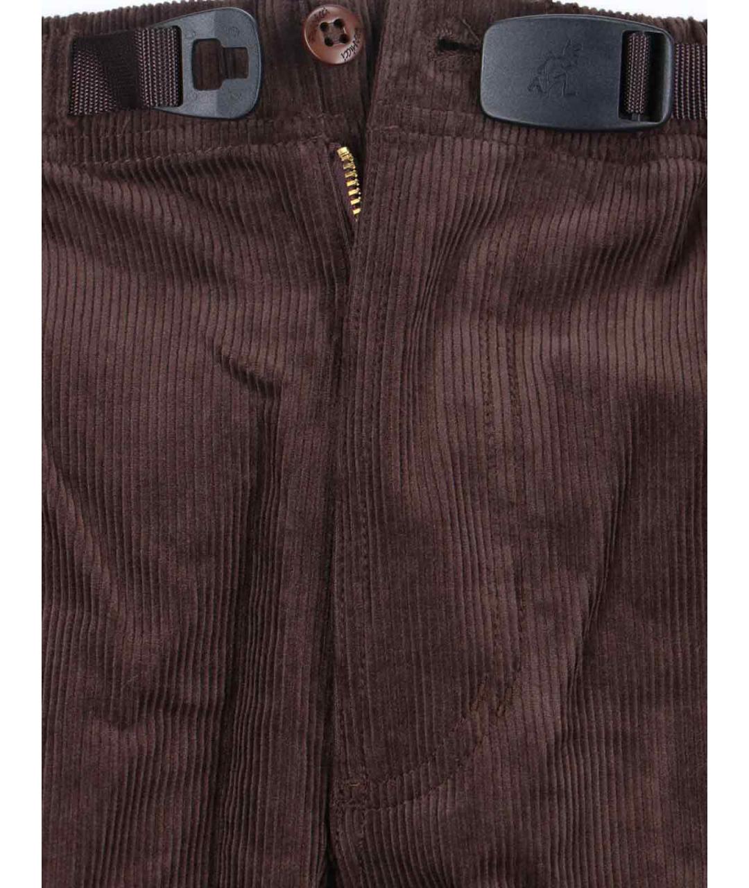 GRAMICCI Коричневые хлопковые повседневные брюки, фото 4