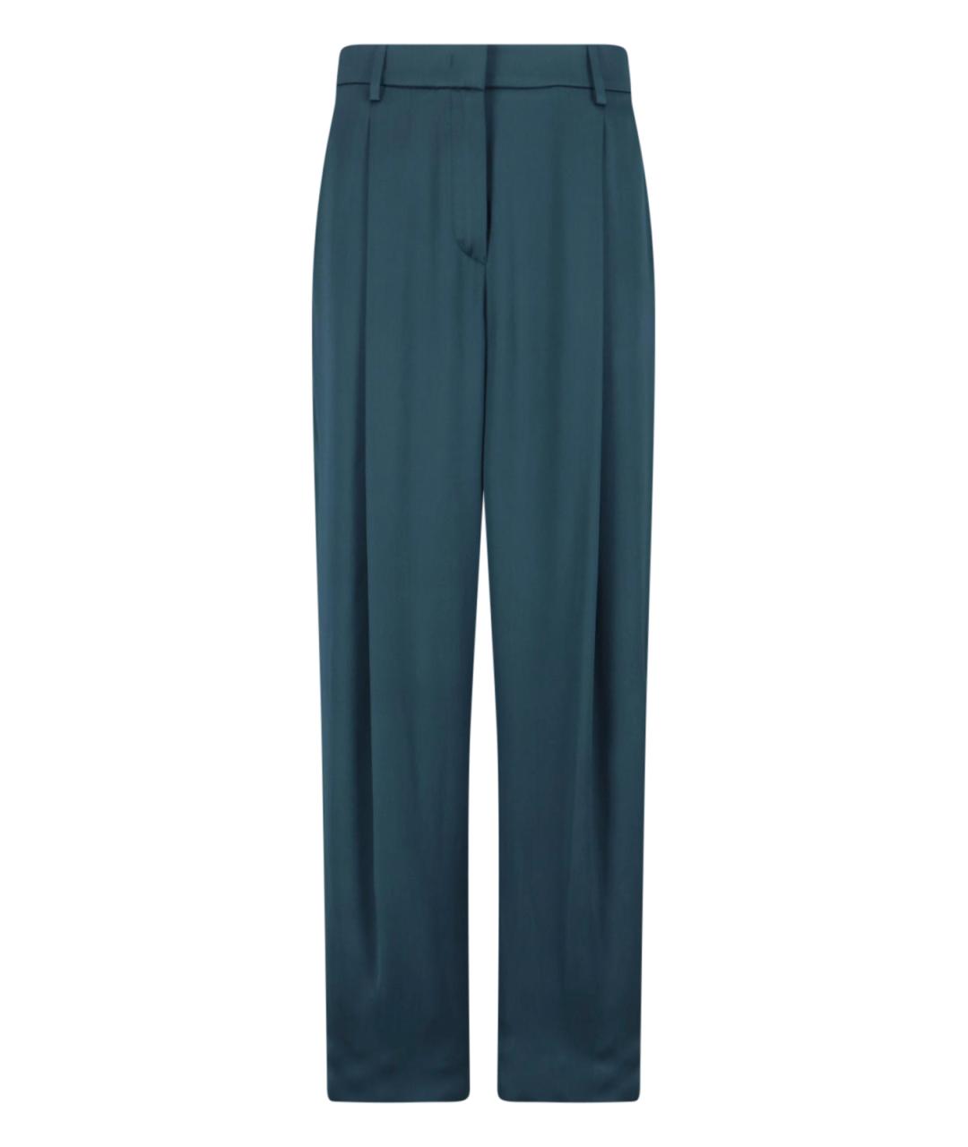 GIORGIO ARMANI Зеленые прямые брюки, фото 1