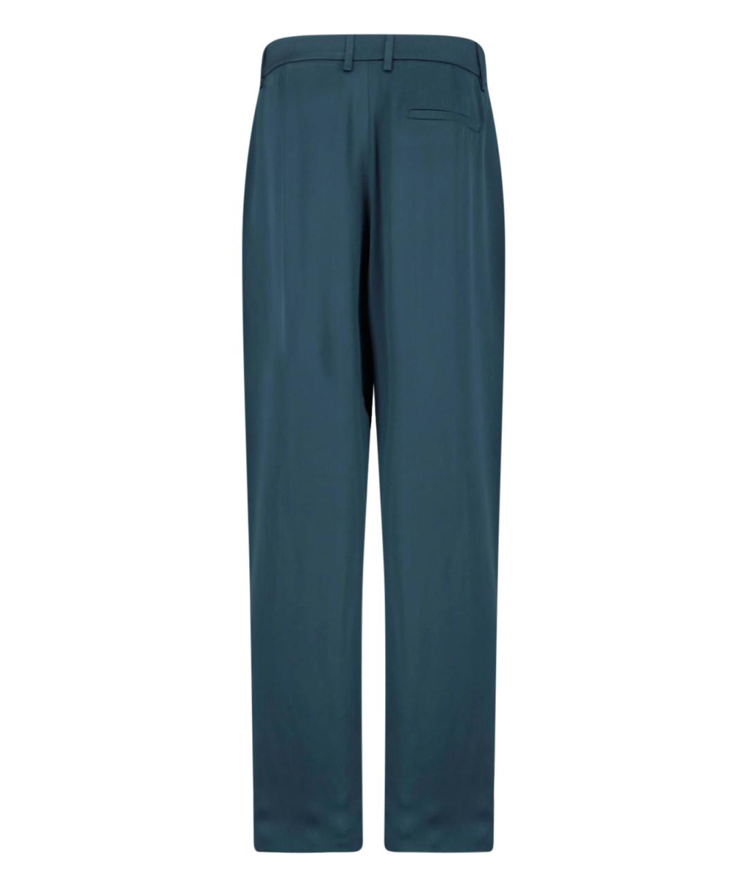GIORGIO ARMANI Зеленые прямые брюки, фото 2