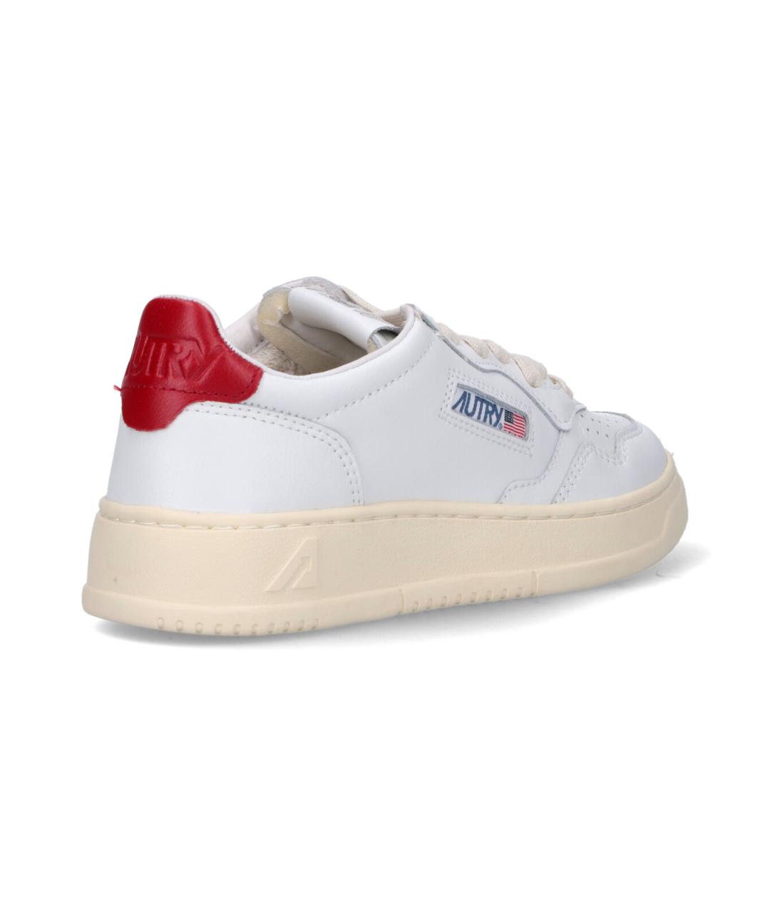 AUTRY Белые кожаные кеды, фото 4