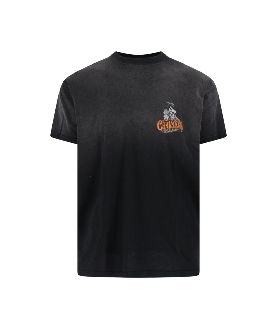 WILLY CHAVARRIA Черная хлопковая футболка, фото 1