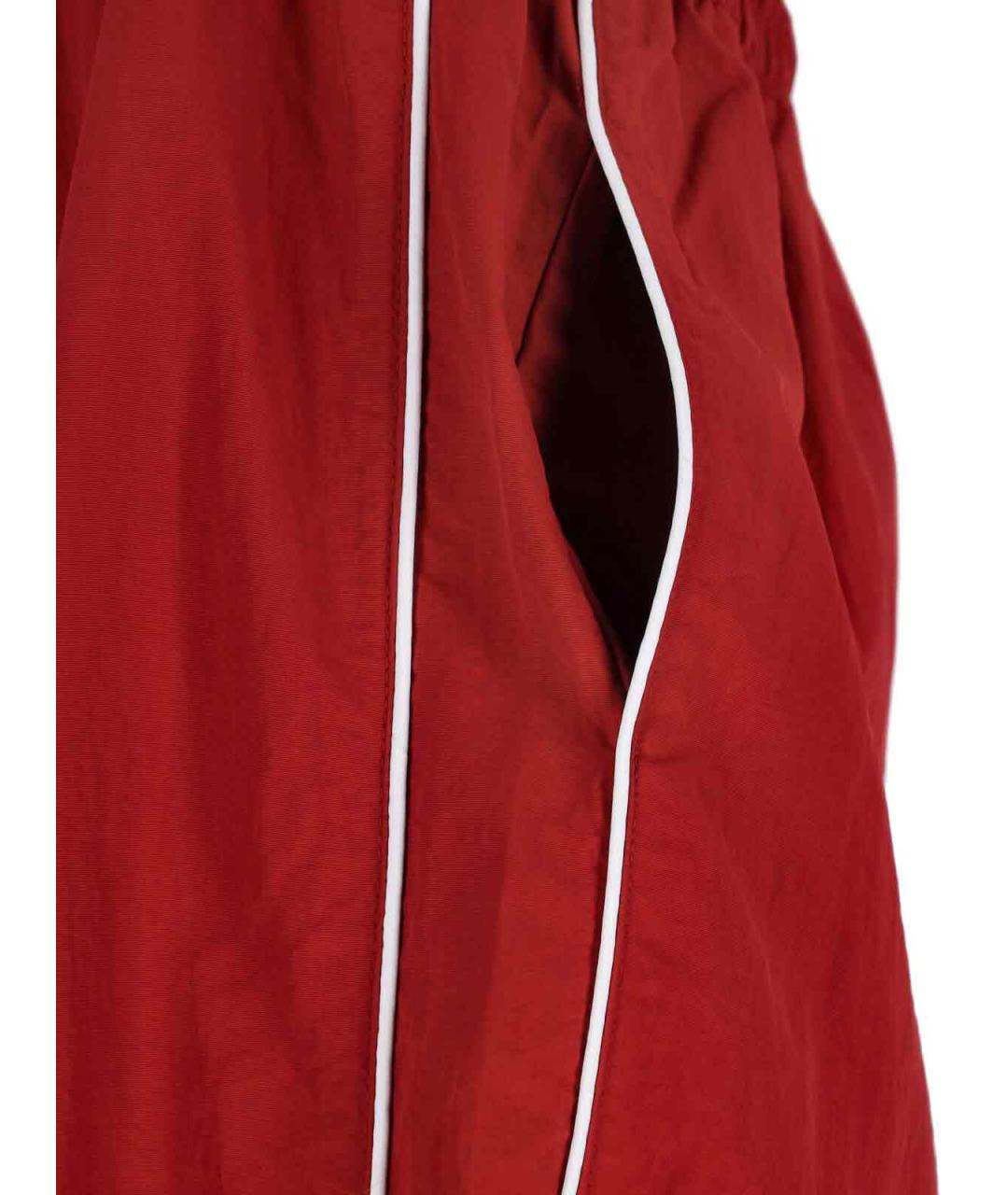 WILLY CHAVARRIA Красные полиамидовые повседневные брюки, фото 5