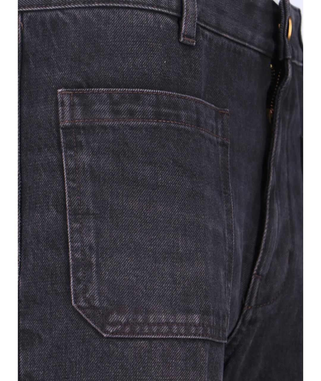 SEAFARER Черные хлопковые прямые джинсы, фото 4