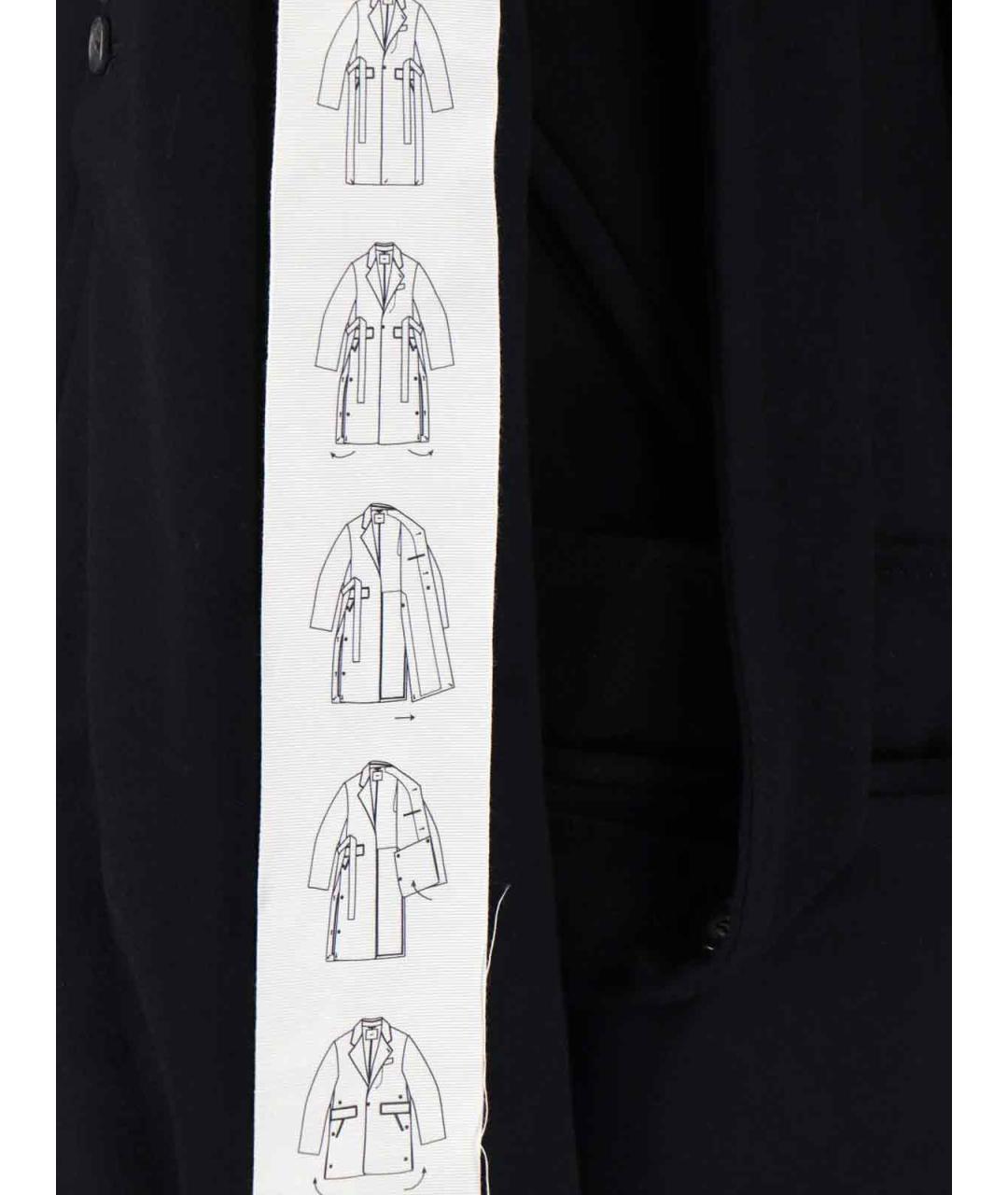 SETCHU Черное кашемировое пальто, фото 5