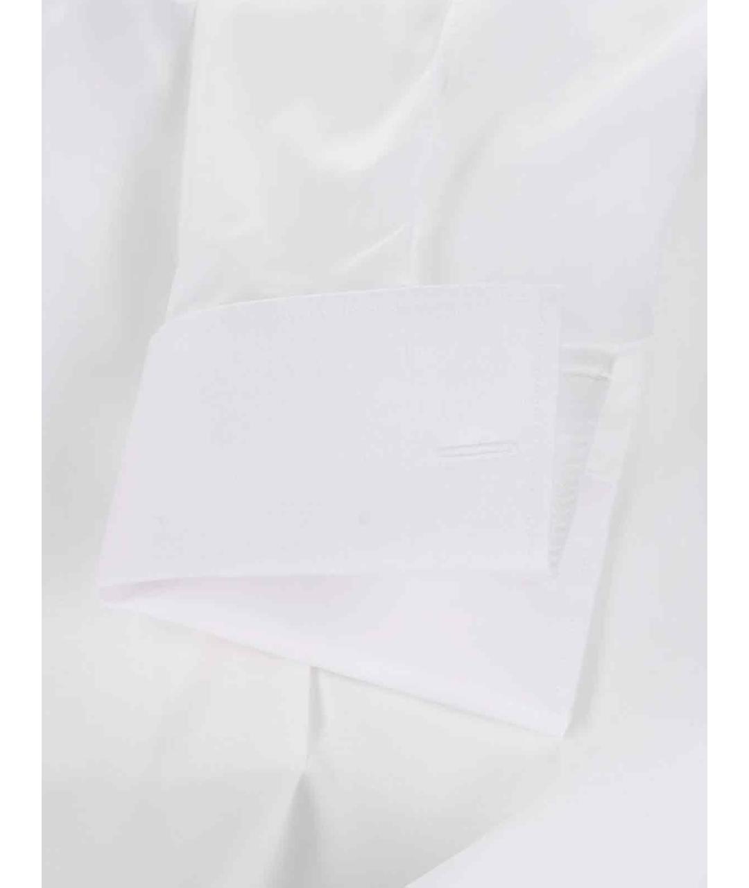 BARBA Белая хлопковая классическая рубашка, фото 5