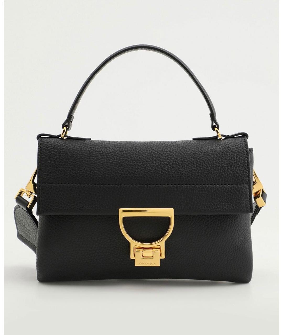 COCCINELLE Черная кожаная сумка через плечо, фото 9