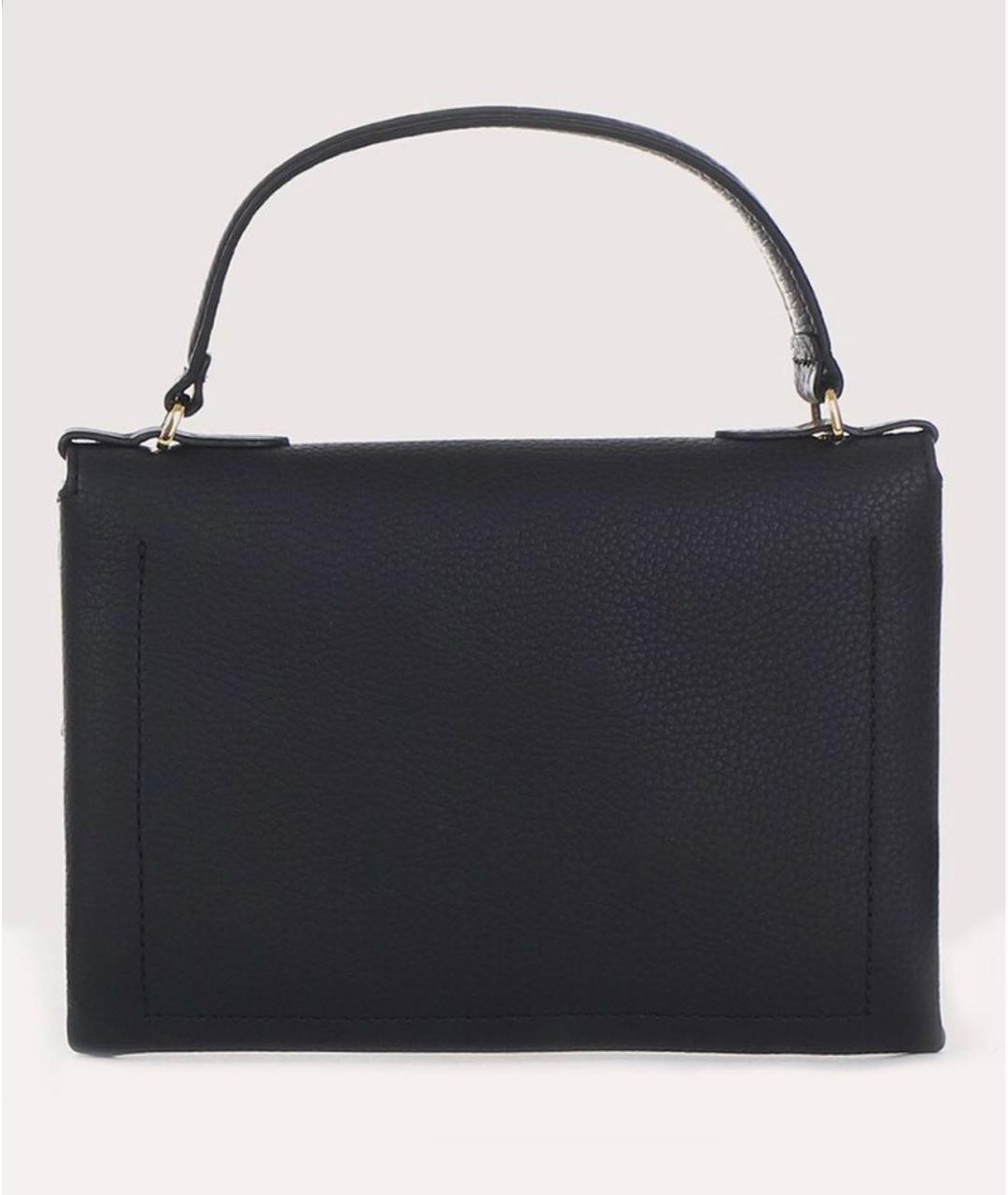 COCCINELLE Черная кожаная сумка через плечо, фото 3