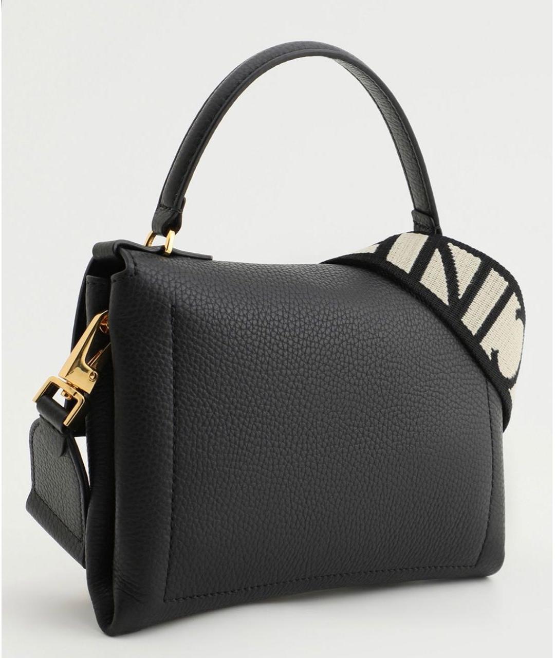 COCCINELLE Черная кожаная сумка через плечо, фото 5