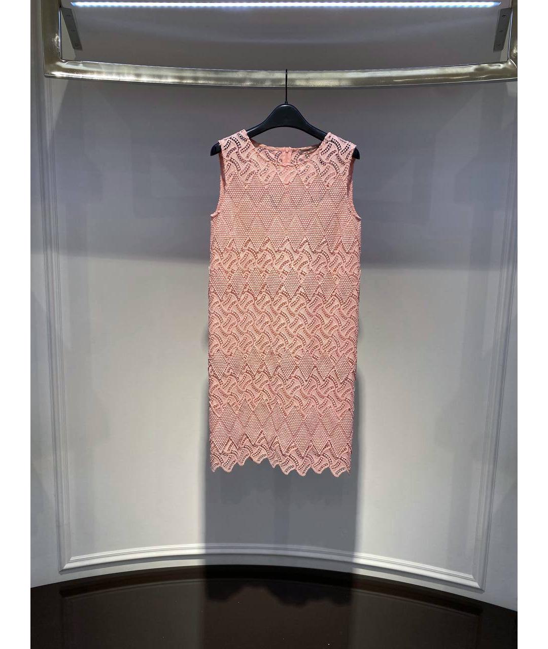 ERMANNO SCERVINO Розовое коктейльное платье, фото 4