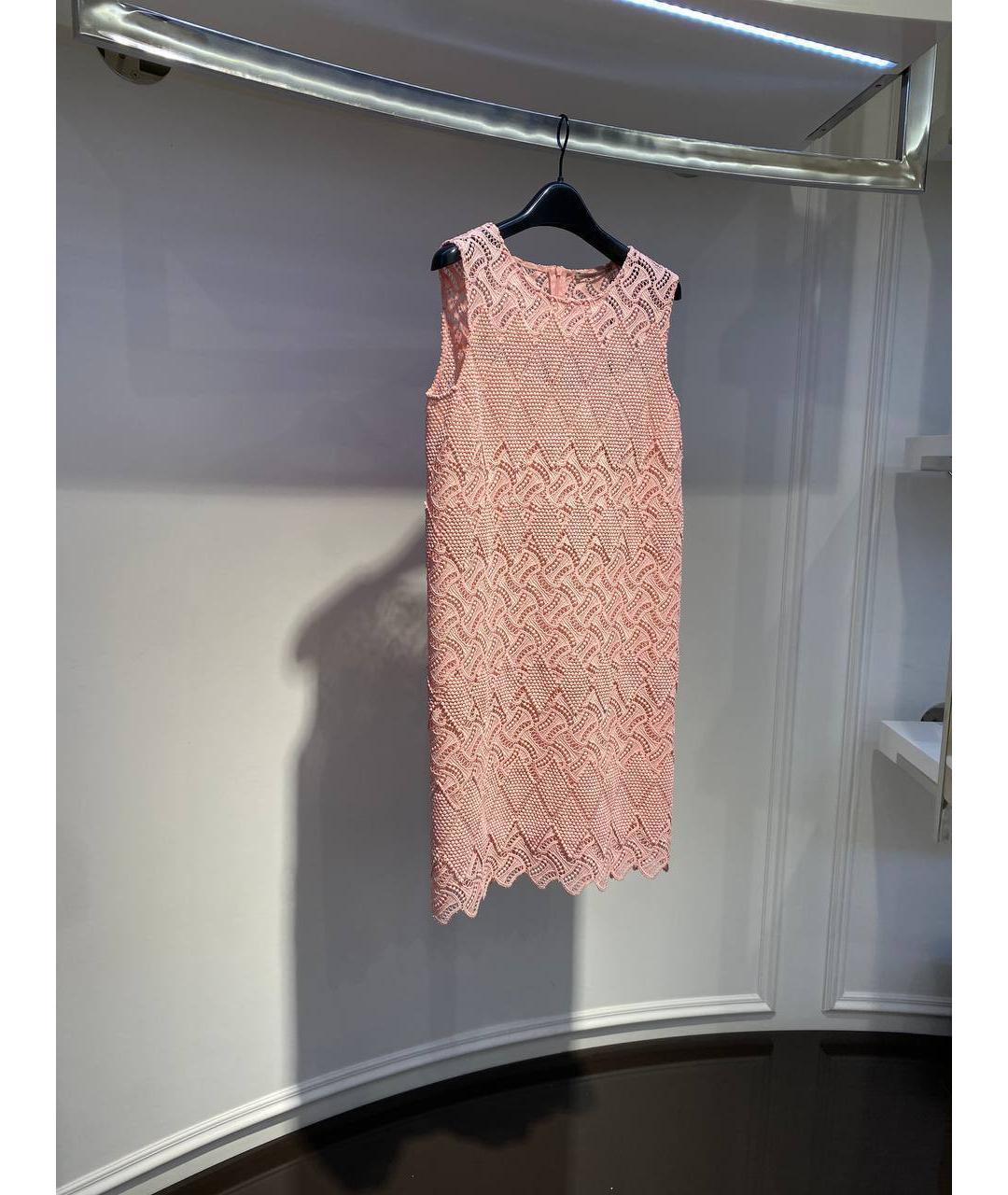 ERMANNO SCERVINO Розовое коктейльное платье, фото 2