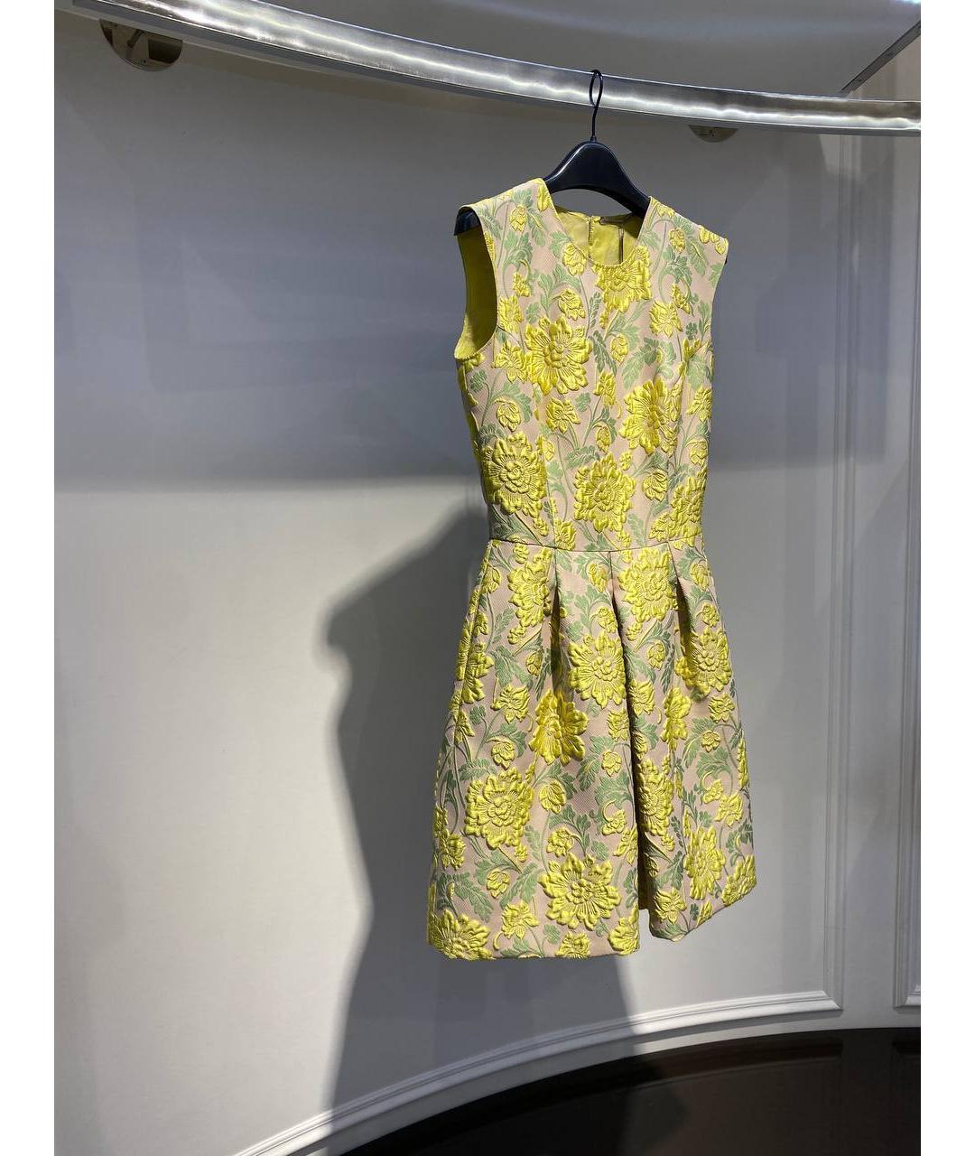 ERMANNO SCERVINO Желтое коктейльное платье, фото 2