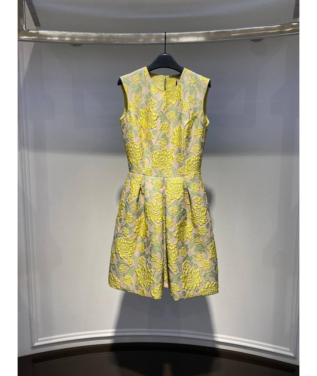 ERMANNO SCERVINO Желтое коктейльное платье, фото 4