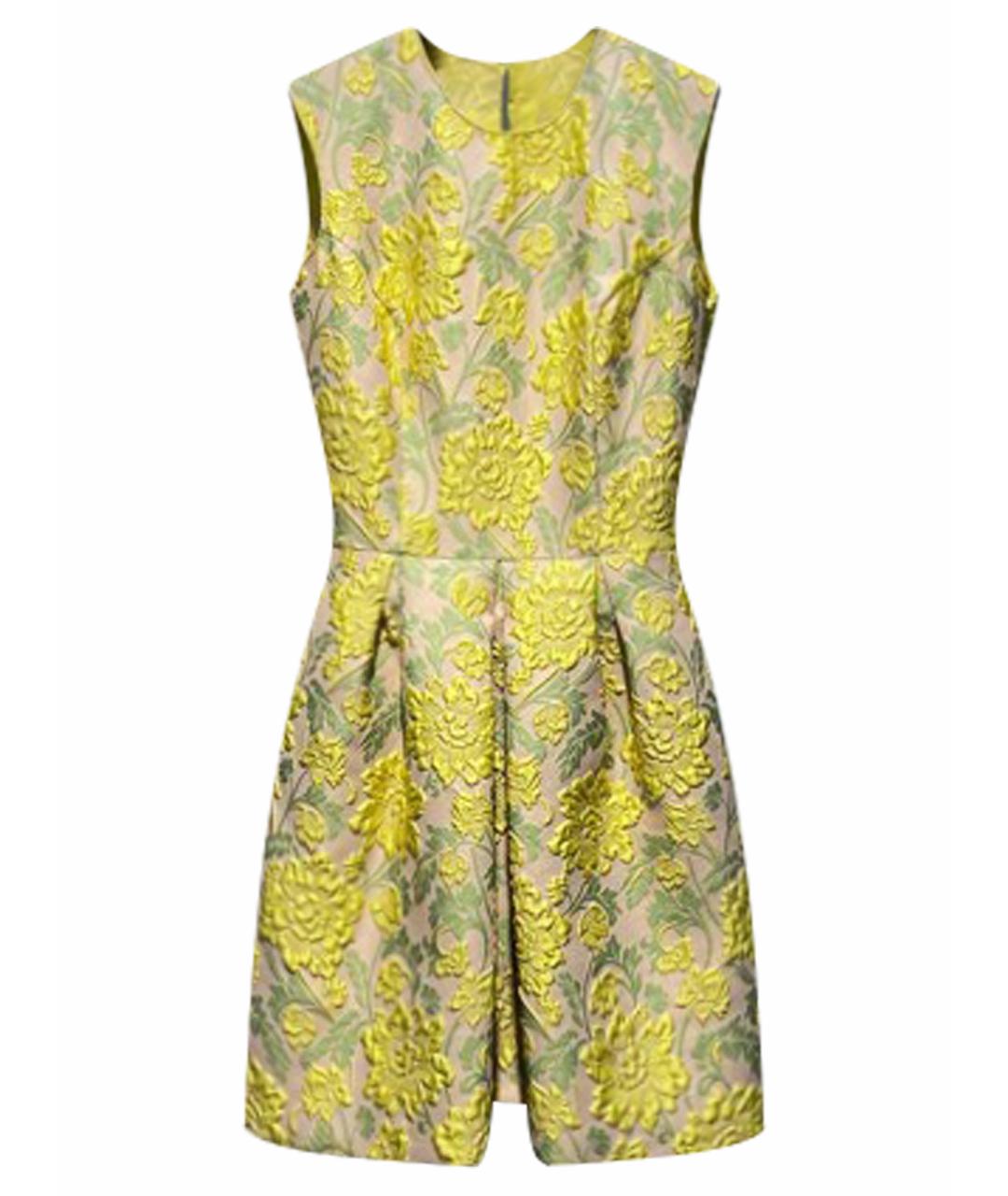 ERMANNO SCERVINO Желтое коктейльное платье, фото 1