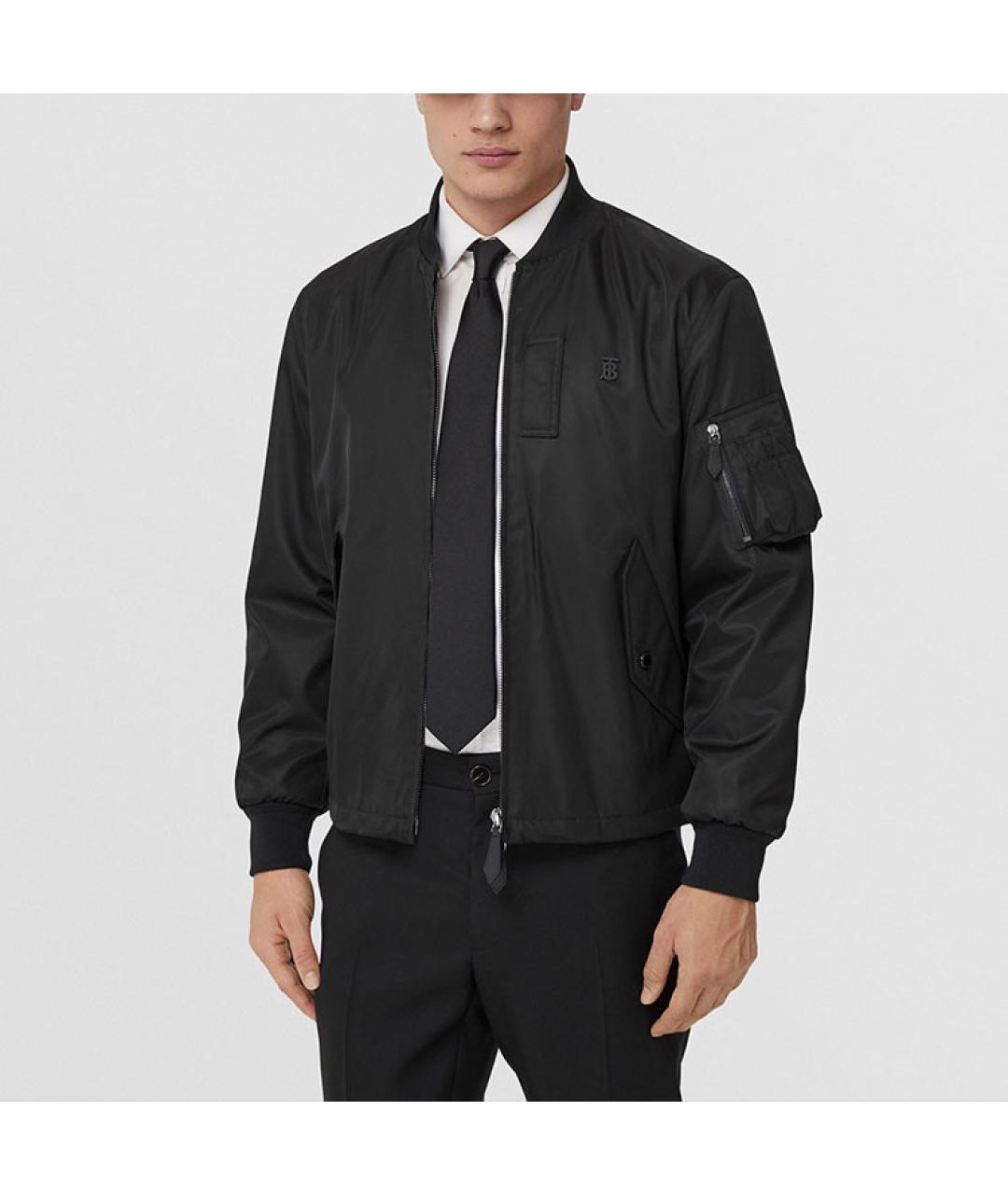 BURBERRY Черная куртка, фото 4