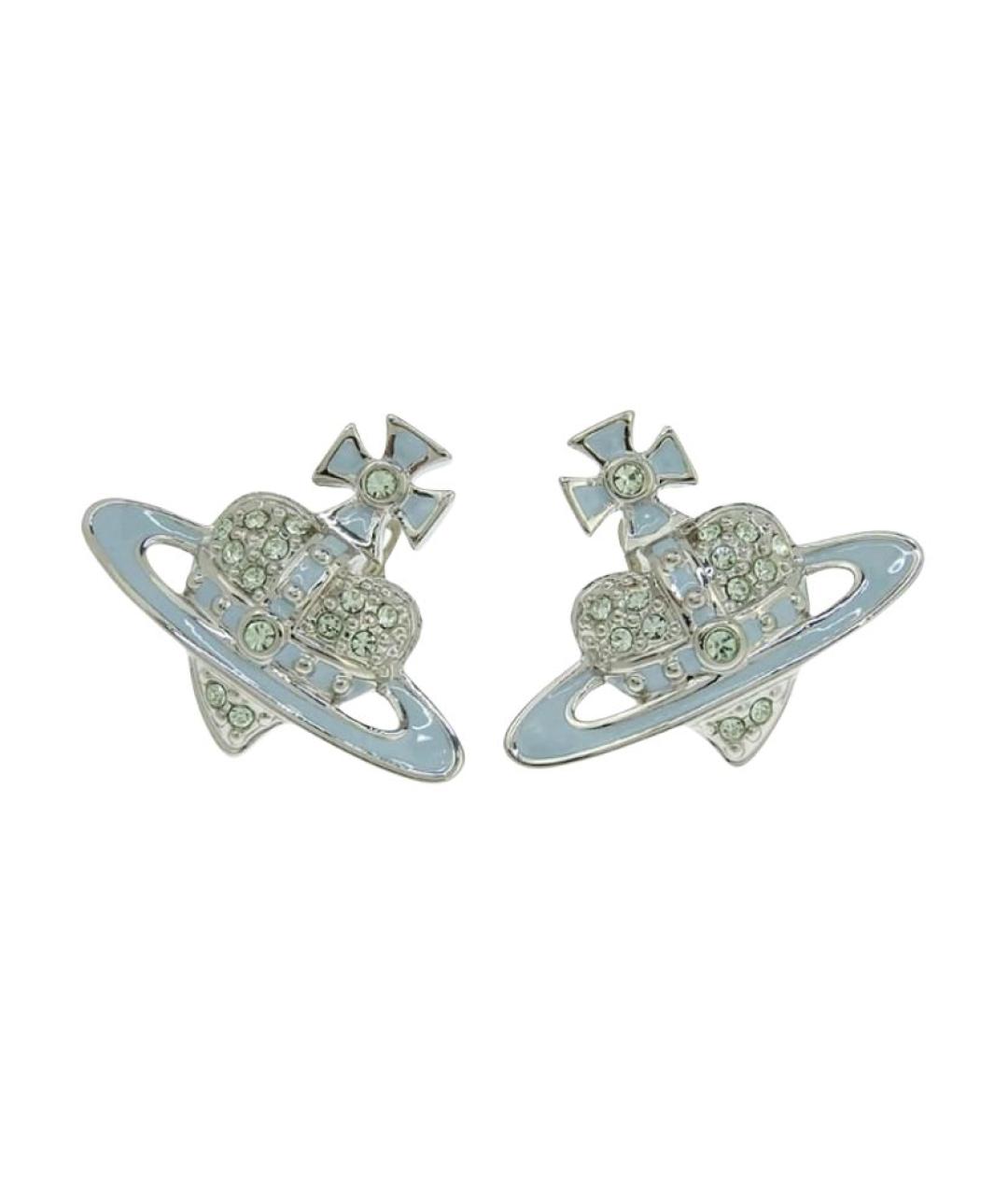 VIVIENNE WESTWOOD Серебряные латунные серьги, фото 2