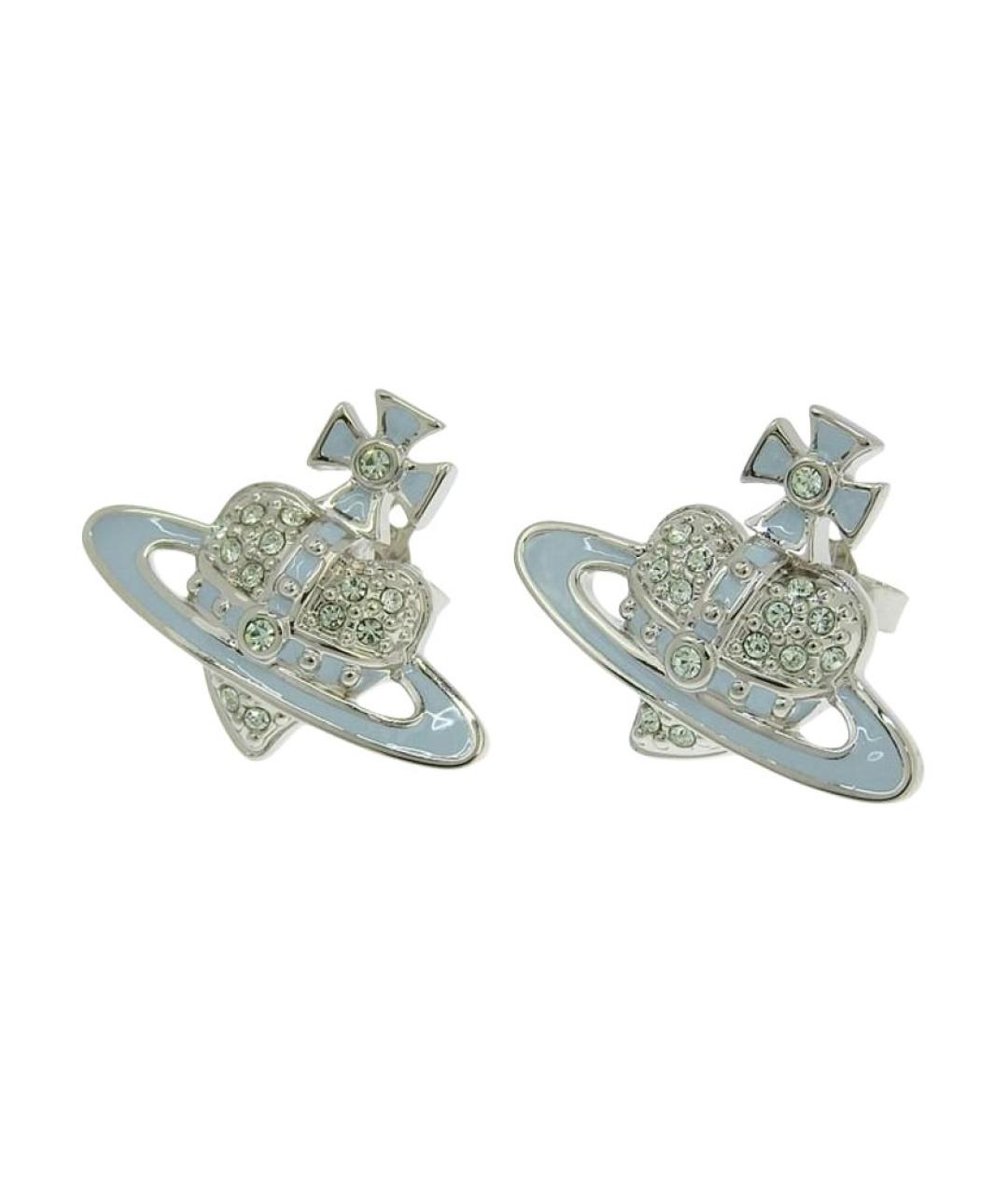 VIVIENNE WESTWOOD Серебряные латунные серьги, фото 1