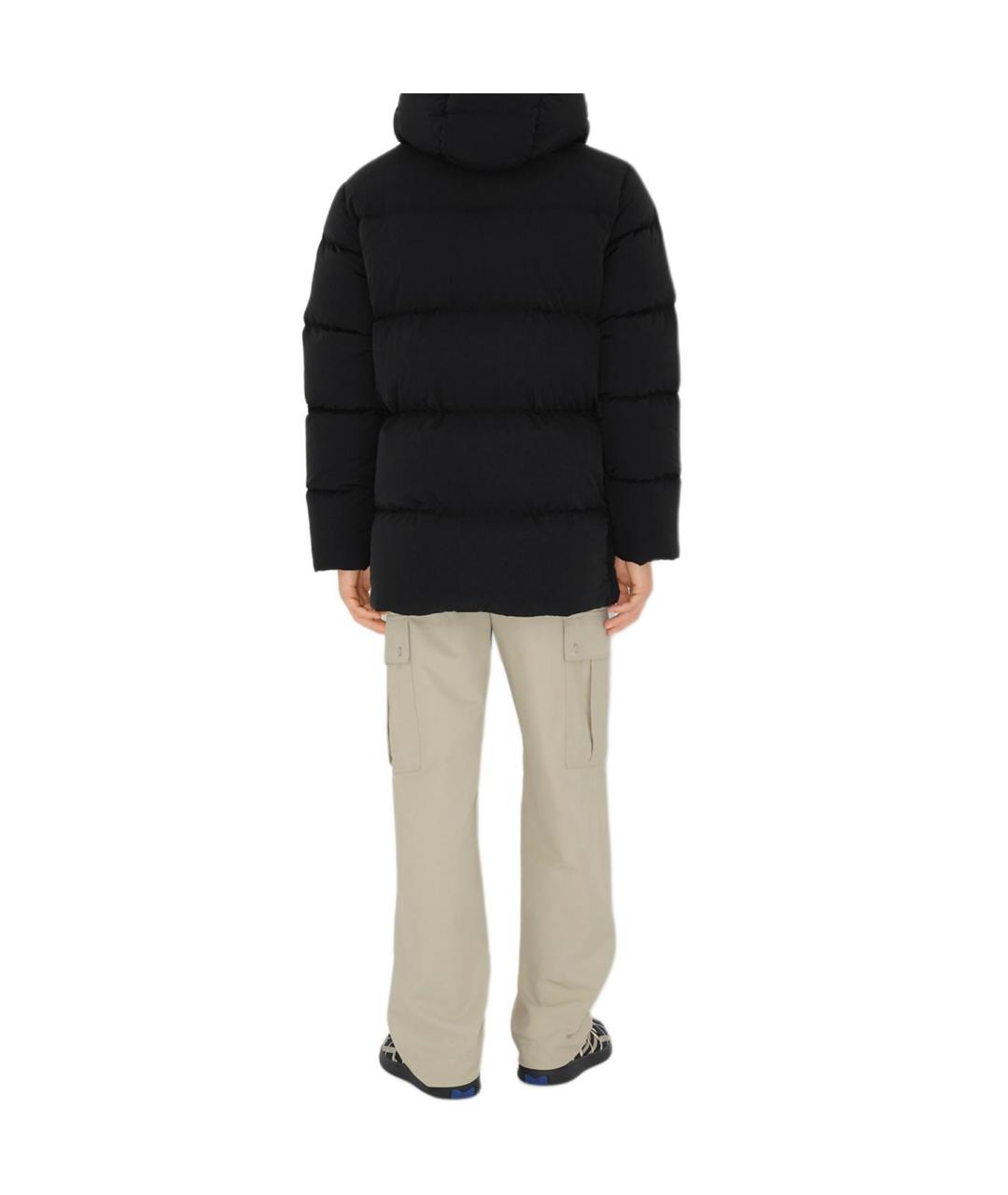 BURBERRY Черный пуховик, фото 4