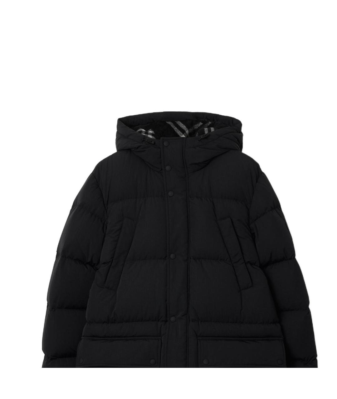 BURBERRY Черный пуховик, фото 5
