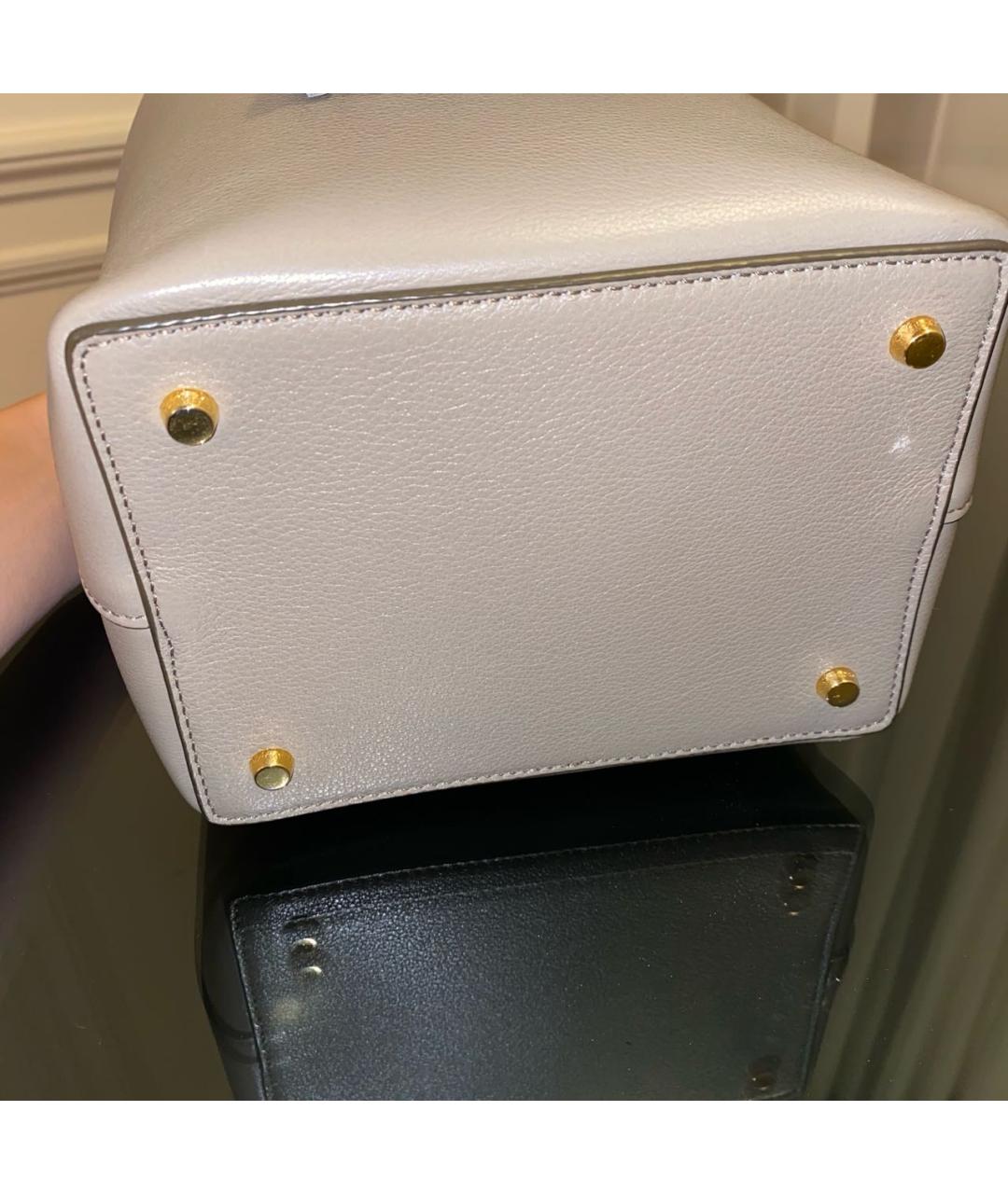 TOM FORD Бежевая кожаная сумка через плечо, фото 4