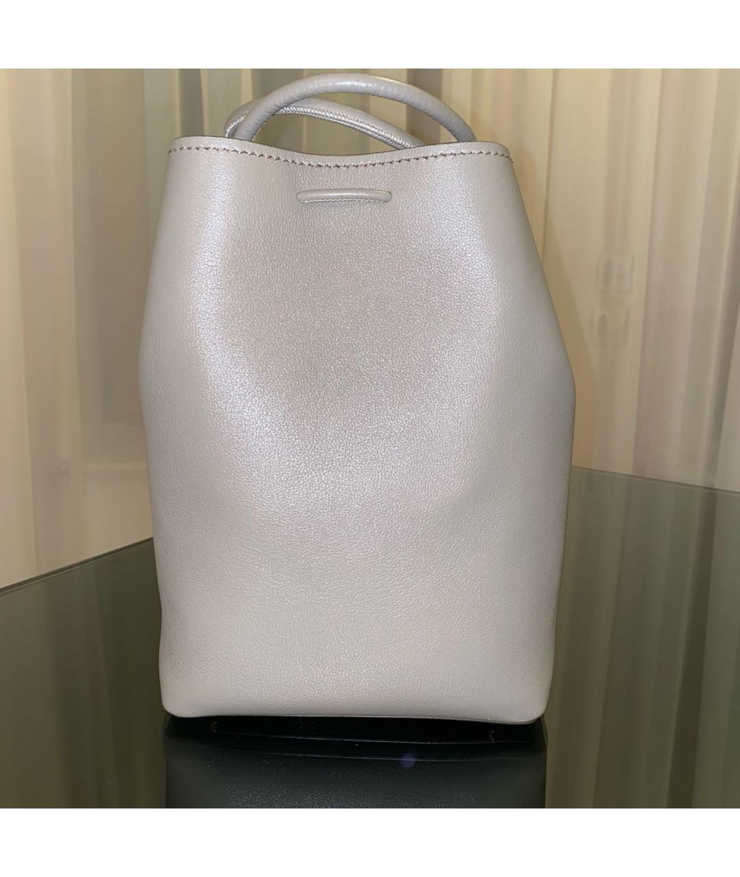 TOM FORD Бежевая кожаная сумка через плечо, фото 2